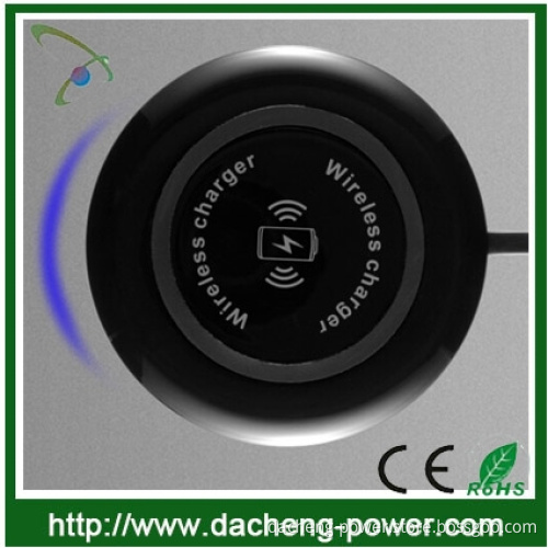 Waterproof design desktop and funiture used qi wireless charger for Samsung and Iphone